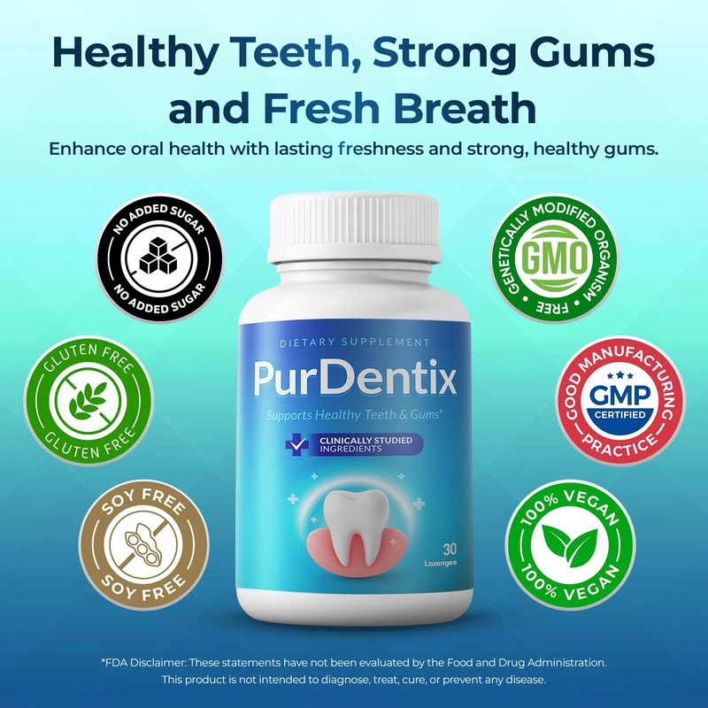 PurDentix probiotic formula for everyday oral wellness